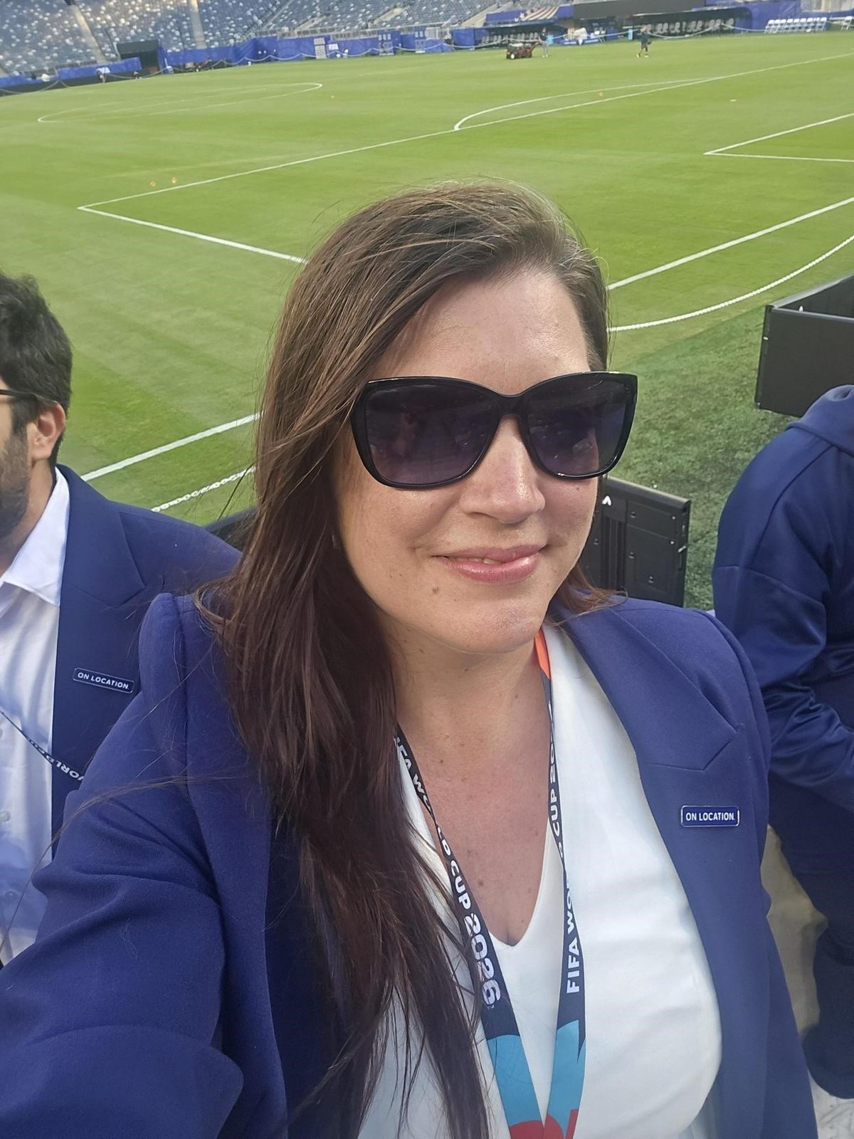 Lisa On the Pitch, FIFA World Cup 2026 - Lisa at Work, Lisa Lorang Events New York